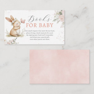 Cute Bunny Girl Books for Baby Enclosure Card