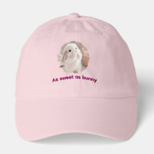 Cute Bunny Graphic Pastel Baseball Hat