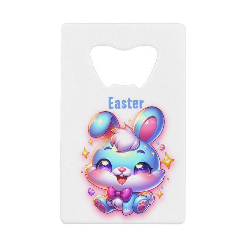 Cute bunny Happy Easter  Bottle opener