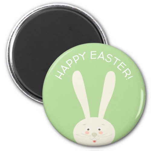 Cute Bunny Happy Easter Eggs Hunt Party Magnet
