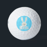 Cute Bunny Happy Easter Eggs Hunt Party Spring Golf Balls<br><div class="desc">Cute Bunny Happy Easter Eggs Hunt Party Spring Trendy Design Trendy Design. Easter Kids Event, Birthday, Baby Shower, Easter Brunch Decoration. Cute Rabbit animal ears kids Illustration. Chinese New Year of Rabbit 2023. Beautiful Gift and Present</div>
