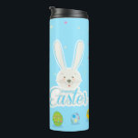 Cute Bunny Happy Easter Eggs Hunt Party Spring Thermal Tumbler<br><div class="desc">Cute Bunny Happy Easter Eggs Hunt Party Spring Trendy Design Trendy Design. Easter Kids Event,  Birthday,  Baby Shower Easter Brunch Decoration. Cute Rabbit animals Illustration. Beautiful Gift and Present</div>