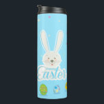 Cute Bunny Happy Easter Eggs Hunt Party Spring Thermal Tumbler<br><div class="desc">Cute Bunny Happy Easter Eggs Hunt Party Spring Trendy Design Trendy Design. Easter Kids Event,  Birthday,  Baby Shower Easter Brunch Decoration. Cute Rabbit animals Illustration. Beautiful Gift and Present</div>