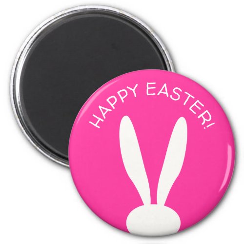 Cute Bunny Happy Easter Holiday Eggs Hunt Party Magnet