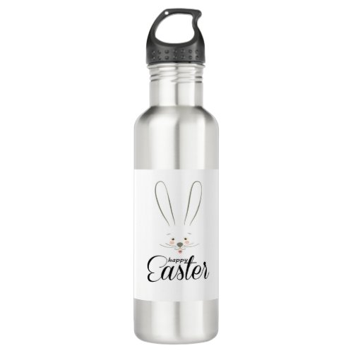 CUTE BUNNY HAPPY EASTER HOLIDAY PARTY Trendy Stainless Steel Water Bottle