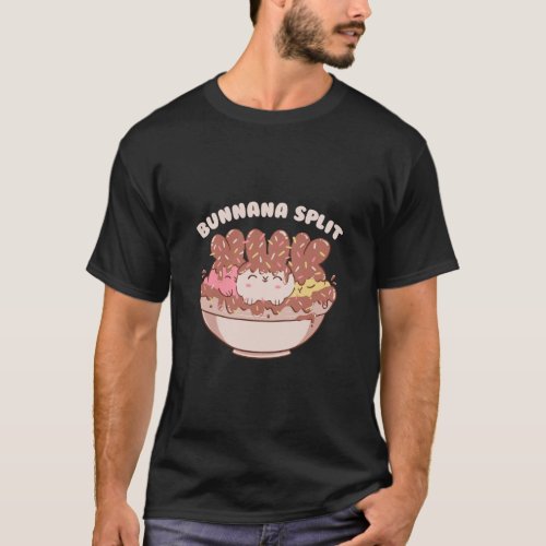 Cute Bunny Ice Cream Flavors Ice Cream Bowl  Rabbi T_Shirt