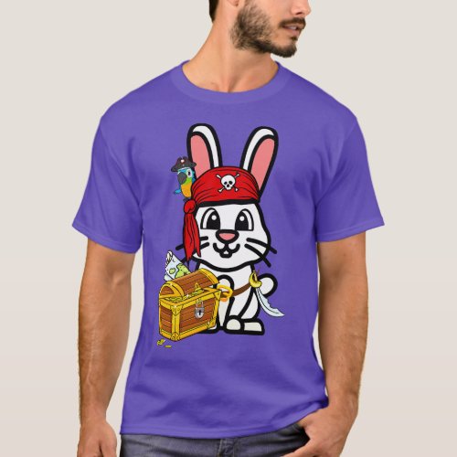 Cute bunny is a pirate T_Shirt