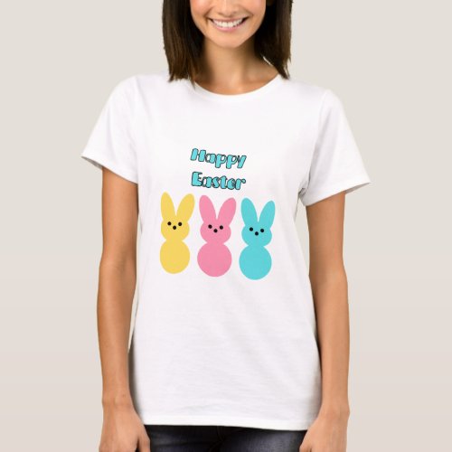 Cute Bunny Love Edition for happyeaster T_Shirt