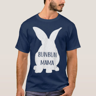 Cute Bunny Mama Mom Rabbit Lovers Girls Mother's D T-Shirt