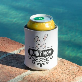 Cute Bunny mom pet animal rabbit lovers