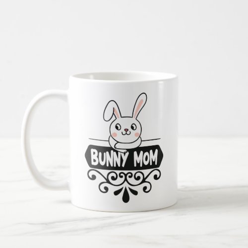 Cute Bunny mom rabbit lover  Coffee Mug