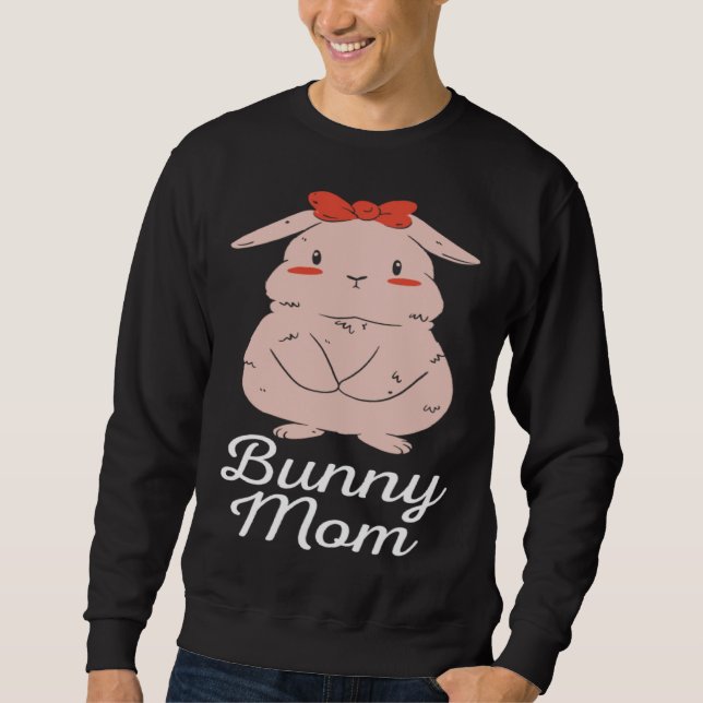 Cute Bunny Mom Sweatshirt (Front)