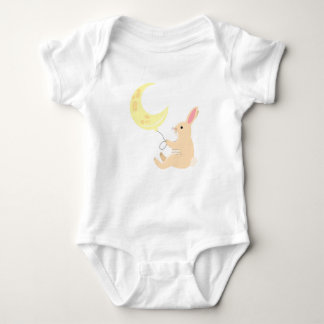 Cute Bunny Moon Baby Bodysuit