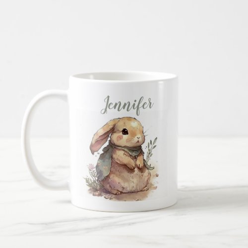 Cute Bunny Mug Personnalized Easter