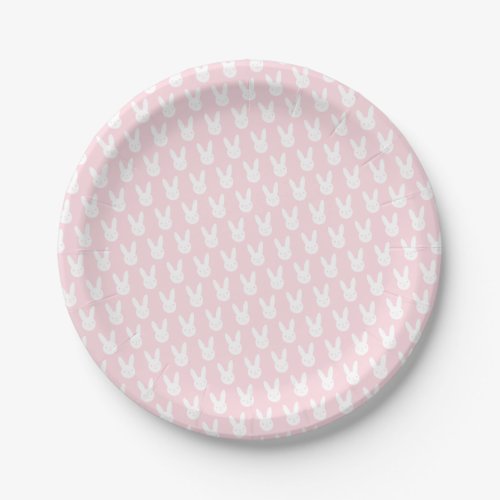 Cute Bunny Paper Plates