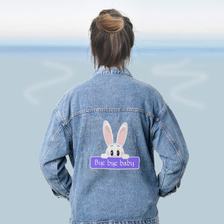 Cute Bunny Peeking with Message