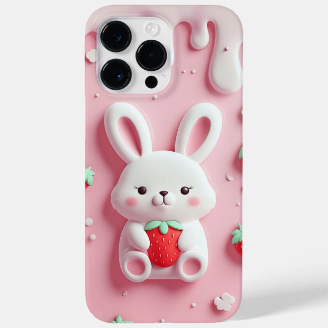 Cute Bunny Phone Case – Kawaii Rabbit  (Back)