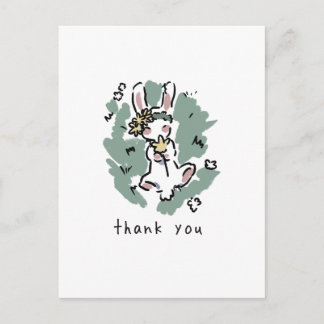 Cute bunny✨️ postcard