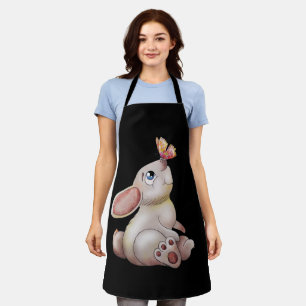Cute Bunny Rabbit Apron