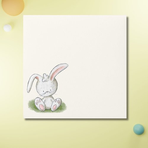 Cute Bunny Rabbit Baby Shower Return Address Envelope