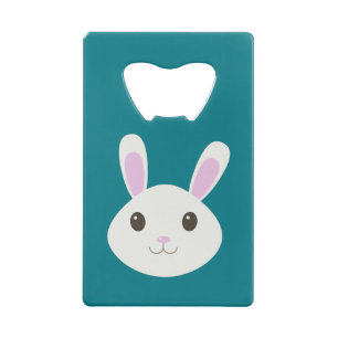 Cute Bunny Rabbit Credit Card Bottle Opener