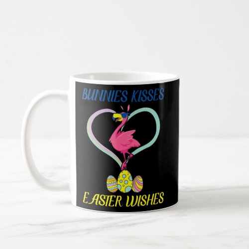 Cute Bunny Rabbit Easter Outfit Bunny Kisses Easte Coffee Mug