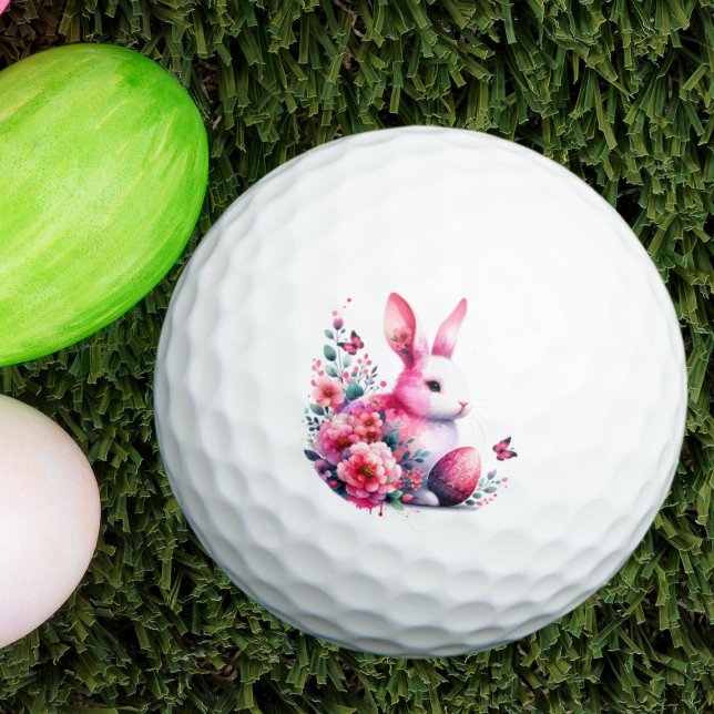 Cute Bunny Rabbit Golf Balls (Creator Uploaded)