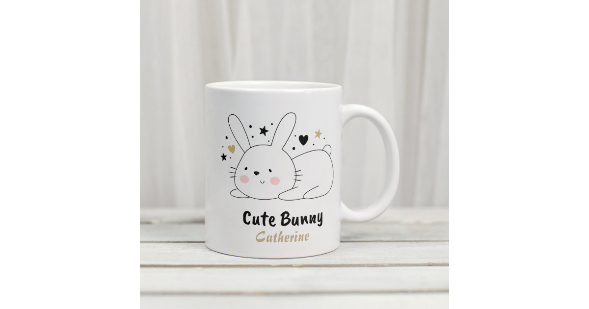 Cottontail Friends for Life! Latte Cup / Coffee Mug (12 oz.)