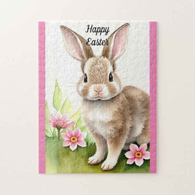 Cute Bunny Rabbit  Jigsaw Puzzle (Vertical)
