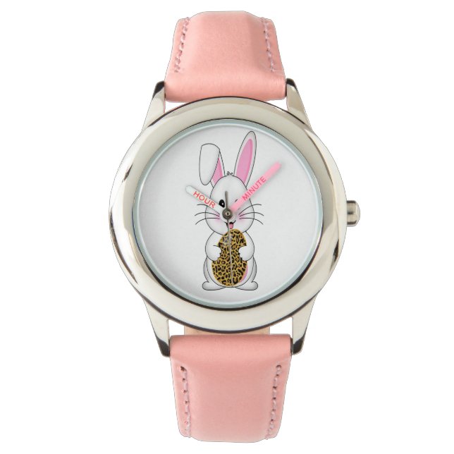 Cute Bunny Rabbit Kid Watch Birthday Gift  Kids (Front)
