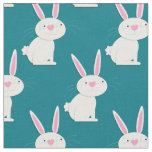 Cute Bunny Rabbit Kids Cartoon Fabric