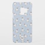 Cute Bunny Rabbit Pattern Blue Personalised Uncommon Samsung Galaxy S9 Case<br><div class="desc">Cute rabbit pattern on personalised phone case.</div>