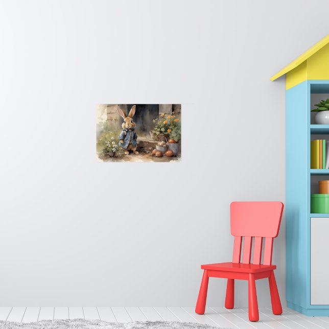 Cute Bunny Rabbit  Poster (Nursery 1)