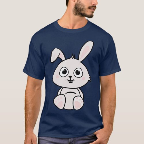 Cute Bunny Rabbit T_Shirt