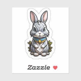 Cute Bunny Rabbit Vinyl Sticker