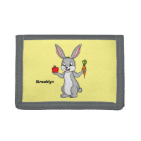 Cute bunny rabbit with vegetables cartoon