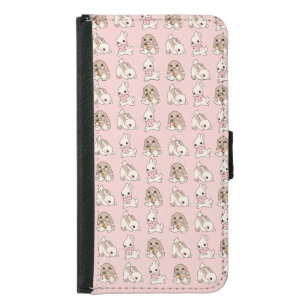 Cute bunny samsung galaxy s5 wallet case