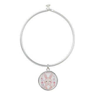 Cute Bunny Self Love Bangle Bracelet- You Are Impo Bracelet