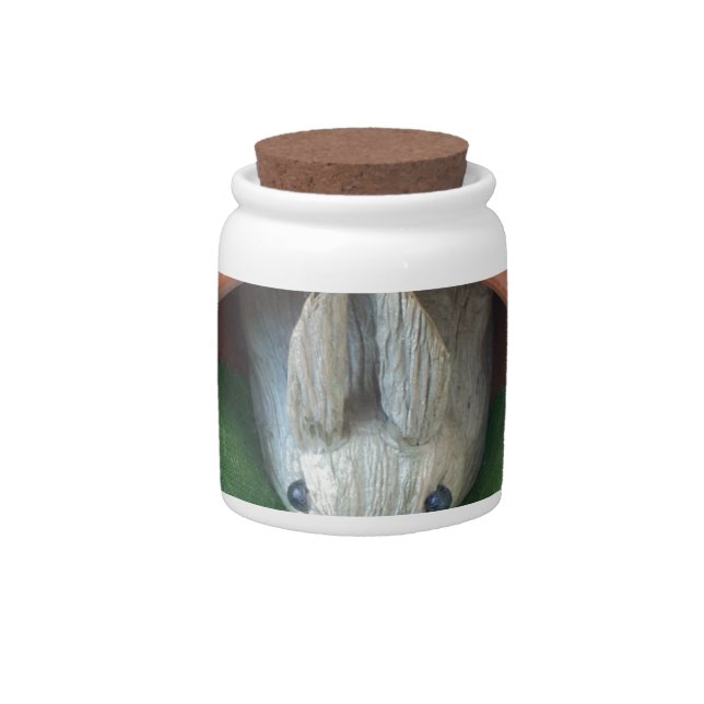 Cute Bunny Snacking Candy Jar (Front)
