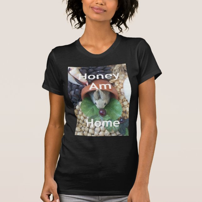 Cute Bunny Snacking T-Shirt (Front)