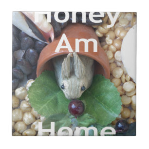 Cute Bunny Snacking Tile