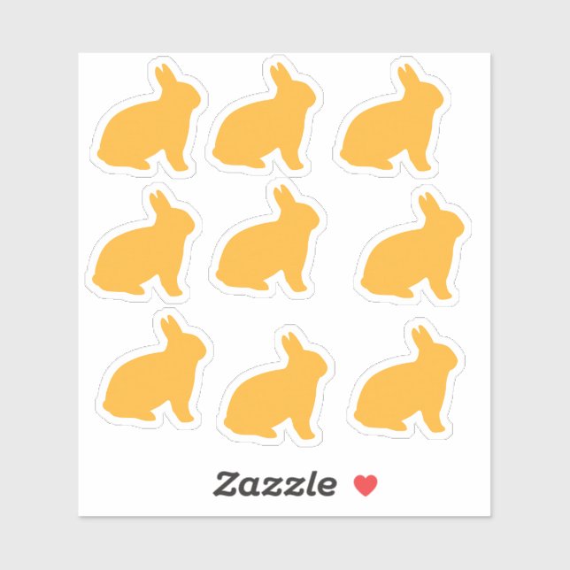 Cute Bunny Sticker (Sheet)