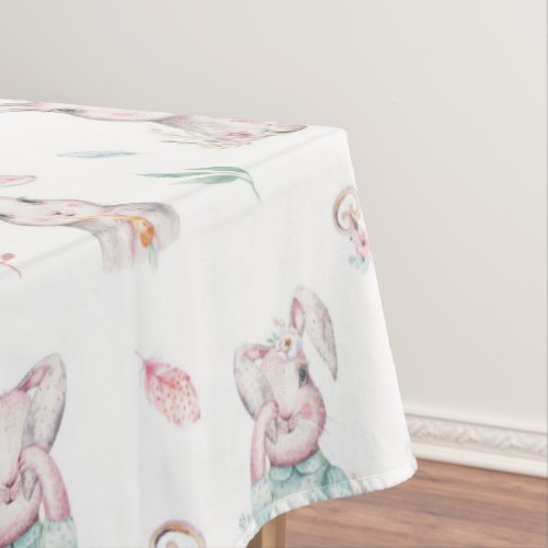 Cute Bunny Tablecloth