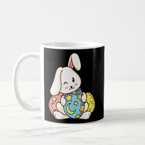 Cute Bunny Tie Dye Easter Day  Coffee Mug