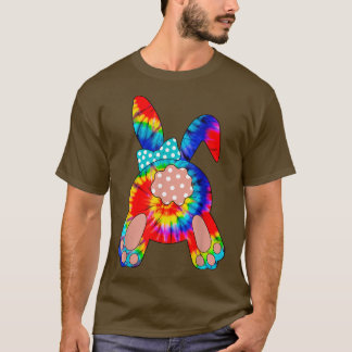 Cute Bunny Tie Dye Headband Bunny Eggs Hungting Ea T-Shirt