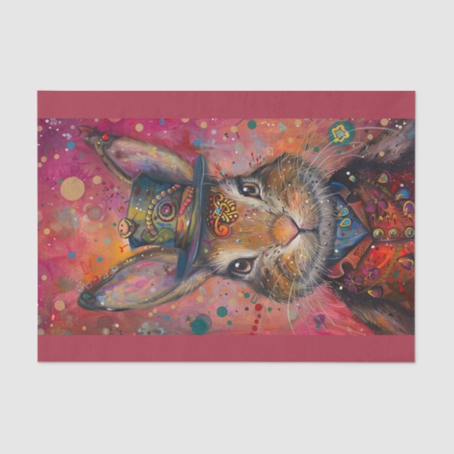 Cute Bunny Tissue Paper (Front)