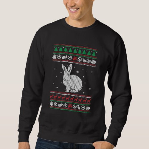 Cute Bunny Ugly Christmas Sweater Funny Xmas For B