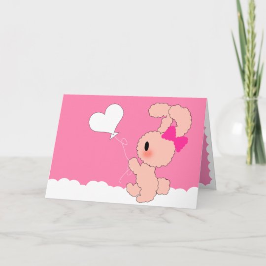 Cute Bunny Valentines Card | Zazzle.com