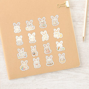 Cute Bunny Vinyl Stickers Kawaii Rabbits