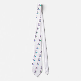 Cute Bunny with a Basket Neck Tie